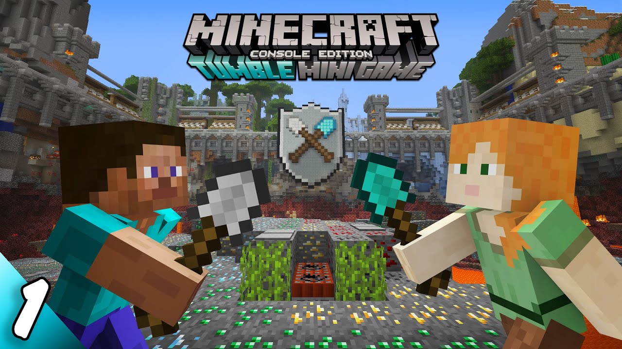 Minecraft (PS3) Tumble Mini Game | [Часть 1]