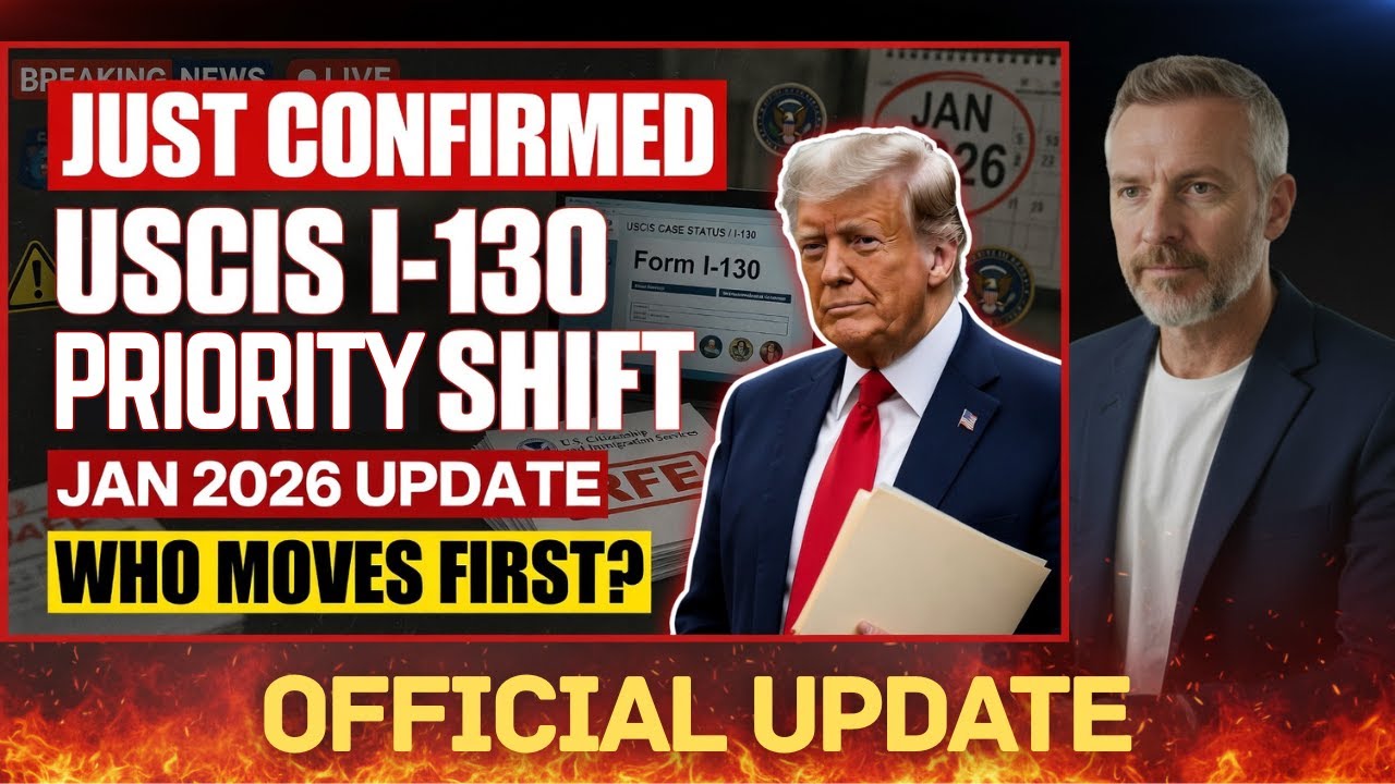 🚨 JUST CONFIRMED: USCIS I-130 Processing Priority Shift in Jan 2026! What to Do Now #usimmigration