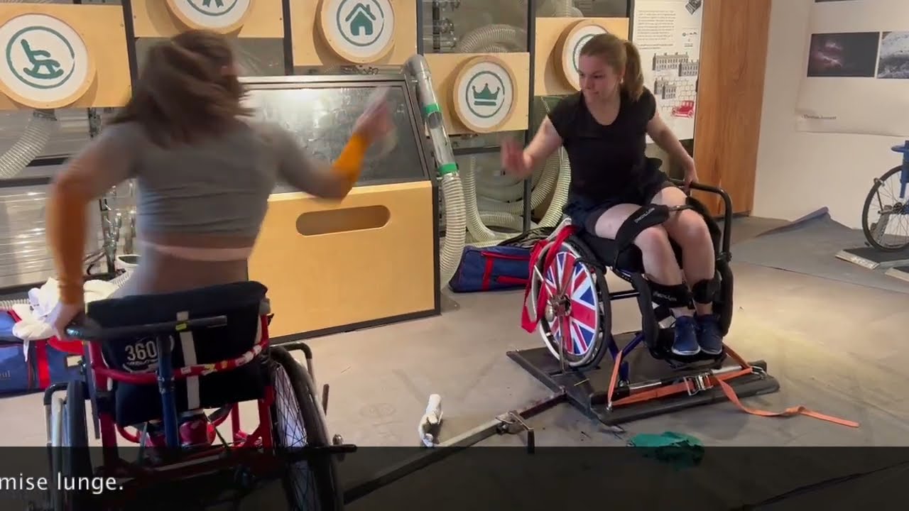 #Parafencing Epee Coaching IN CHAIR EXERCISES