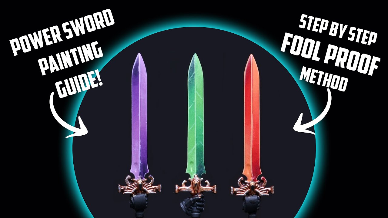 Покраска Power Swords ПРОСТОЙ СПОСОБ!