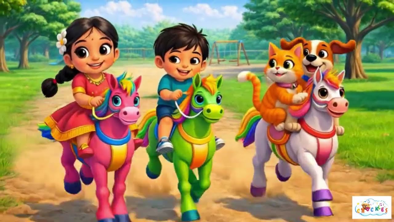 Chal Chal Gurram 🐴💛&hellip; Let&rsquo;s ride into fun and giggles! | Chuckles #KidsSongs #ChalChalGurram #funny