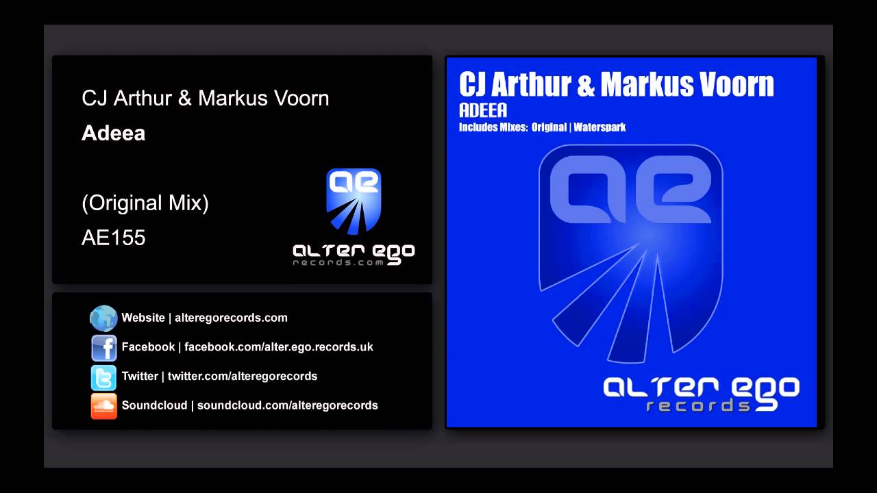 CJ Arthur & Markus Voorn - Adeea [Alter Ego Records]