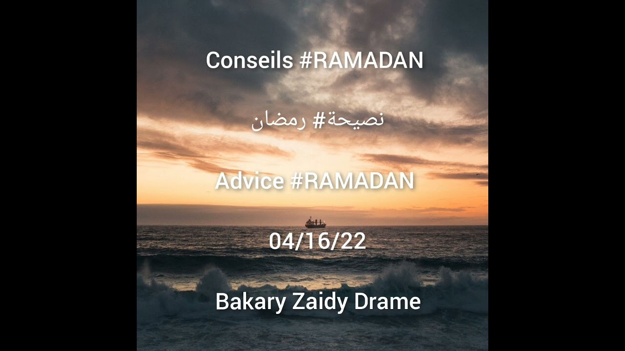 Conseils #ramadan