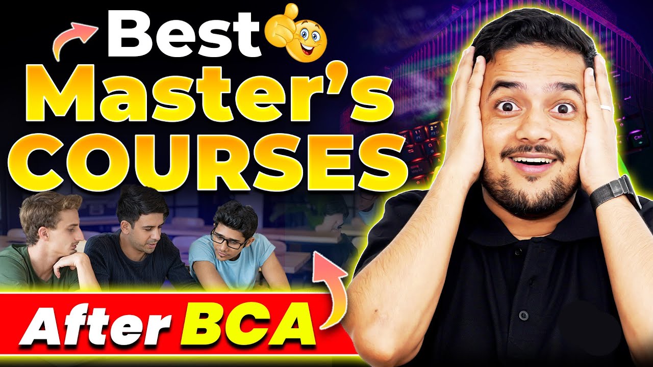 🔥Best Master Degree After BCA! Top Jobs After BCA! After BCA Career Option? #bca #mca #mba #msc