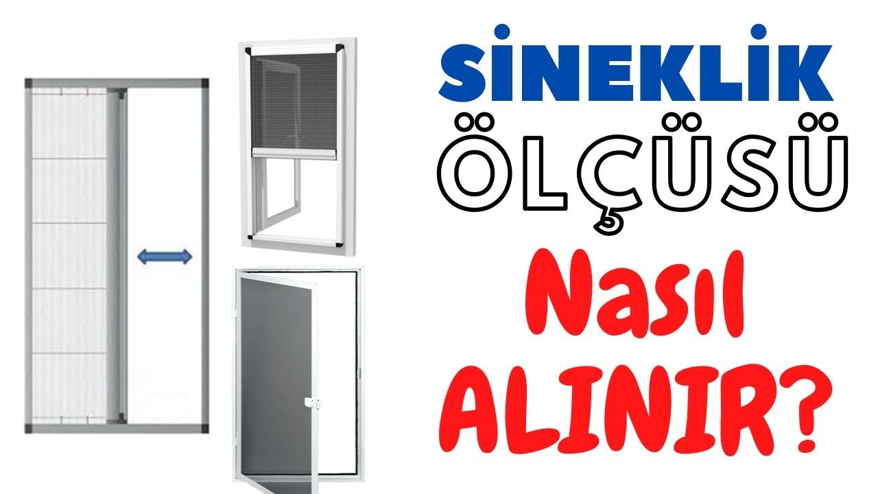 Sineklik Ölçüsü Nasıl Alınır ? Akordiyon Menteşeli Plise