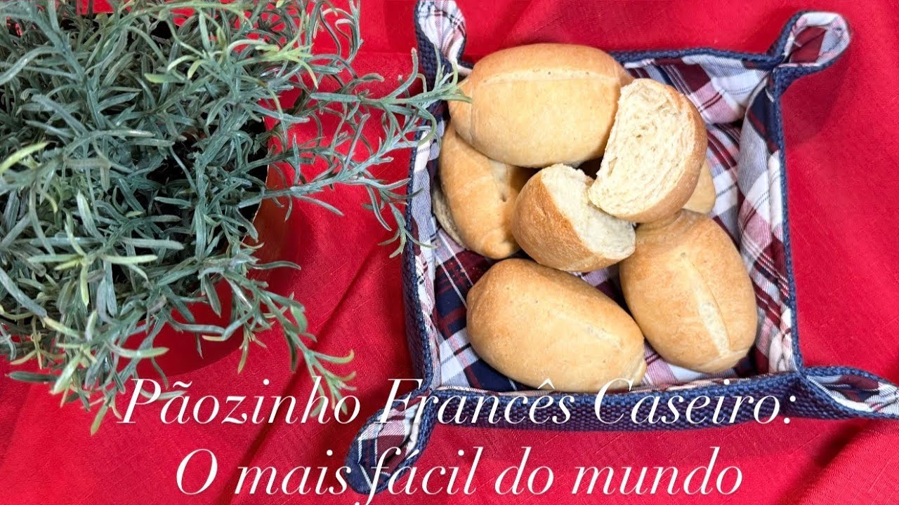 PÃOZINHO FRANCÊS CASEIRO: O MAIS FÁCIL DO MUNDO🥖🔥