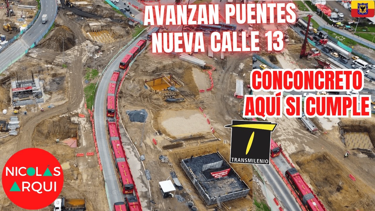🚨Así va la Troncal de TransMilenio Calle 13 🇨🇴 PRIMERAS ZAPATAS en Puente Aranda EL CAMBIO ES TOTAL