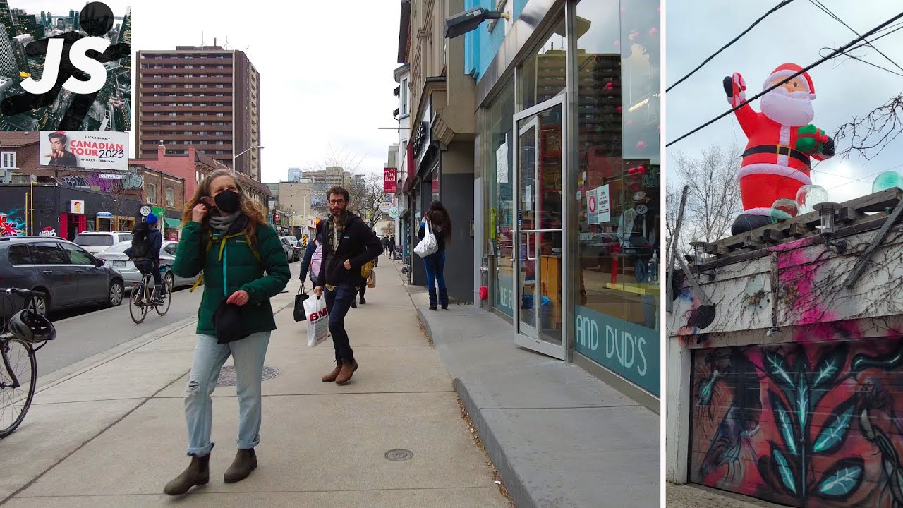 The Unique Croft Street to The Annex | Toronto Walk (Dec '22)