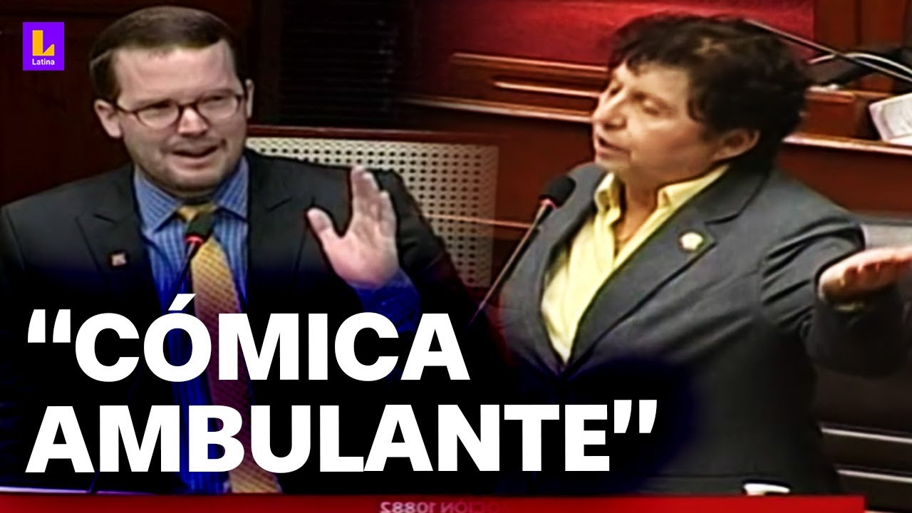 Alejandro Cavero y Susel Paredes discuten en Congreso: 