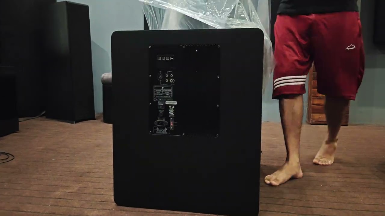 1st unboxing on YouTube of Tonewinner D8000 subwoofer