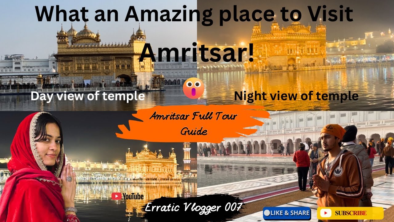 Amritsar Trip Vlog 🇮🇳Sukoon, Jazbaat Aur Deshbhakti | Golden Temple to Wagah Border Jallianwala Bagh