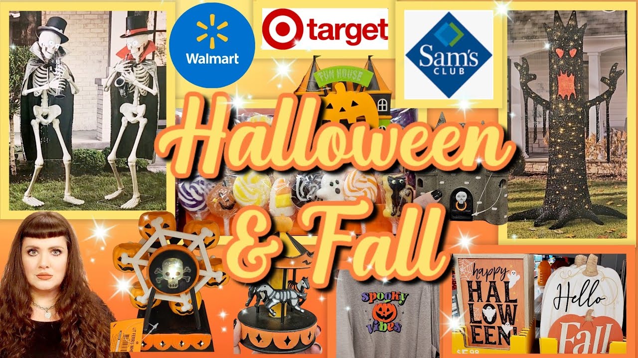 Target Dollar Spot🔸️Sam's Club🔸️ Walmart 🎃 Halloween & Fall 🎃 2023 Shop With Me🔸️CODE ORANGE🔸️