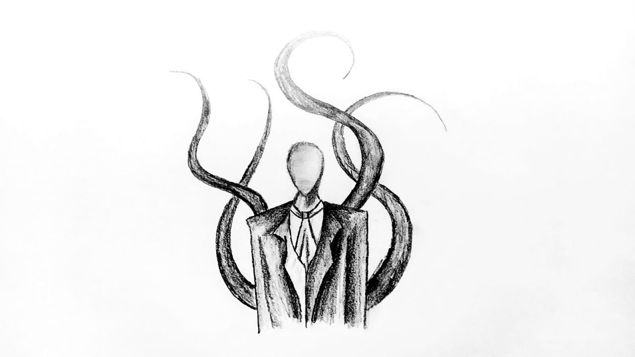 How to Draw Slenderman