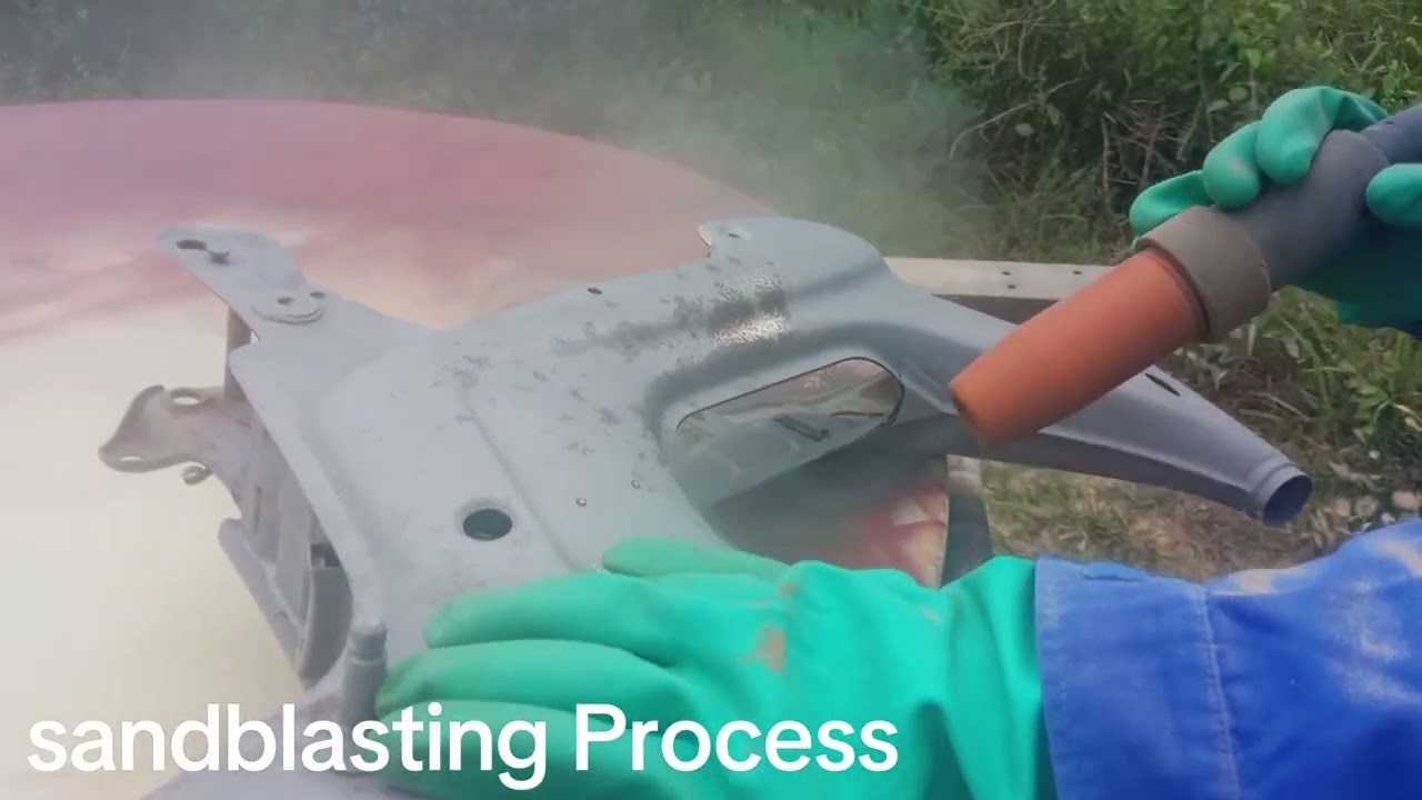 Honda Chaly Cf50 Bike Sandblasting , Shan Motors Sandblasting Srilanka 🇱🇰 , Contact no - 0775454698