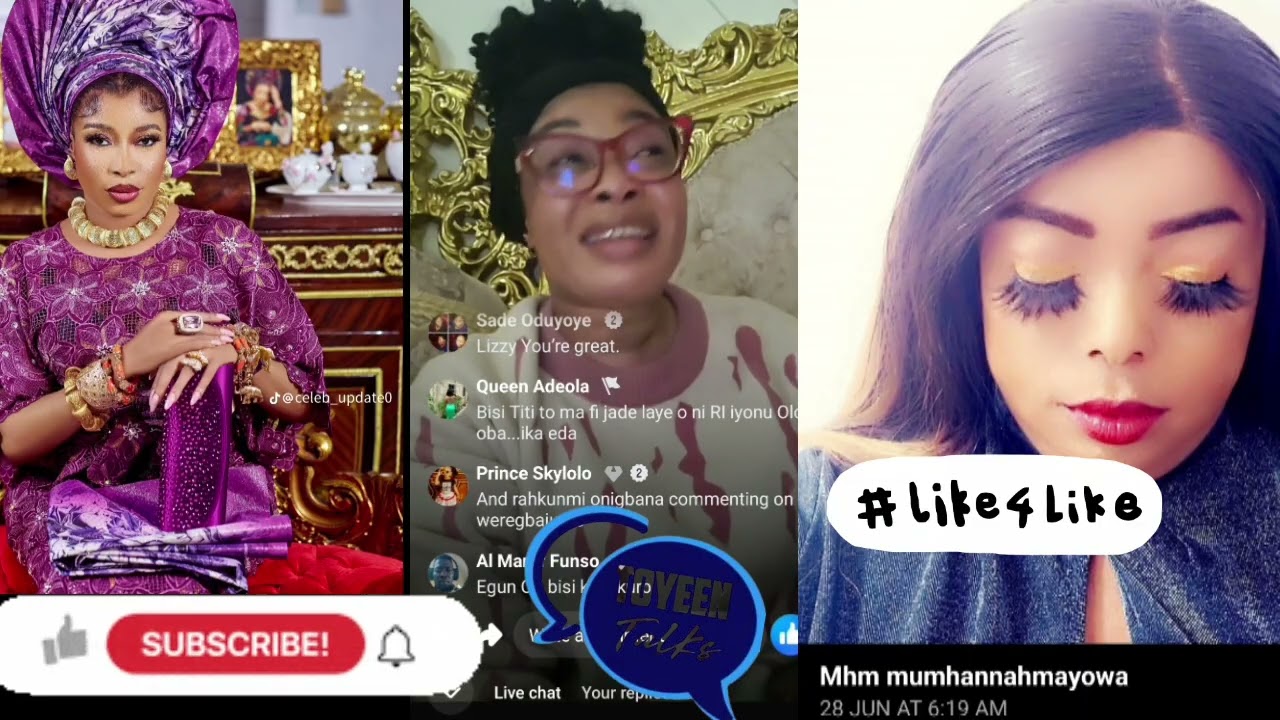 Alhaja Lizzy  Anjorin ti pada reply MHM on how she abused her husband online 