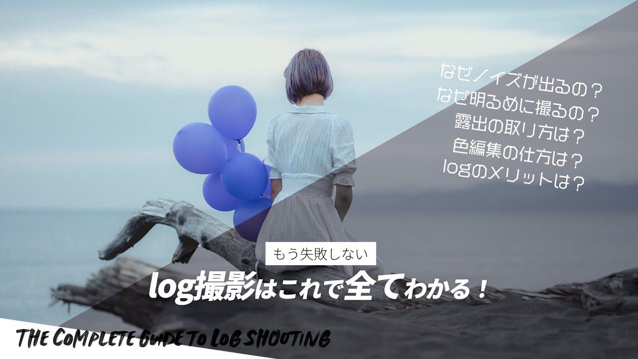 Log撮影完全マスター！絶対に知っておくべき設定・露出の取り方！なぜオーバーで撮るの？【保存版】