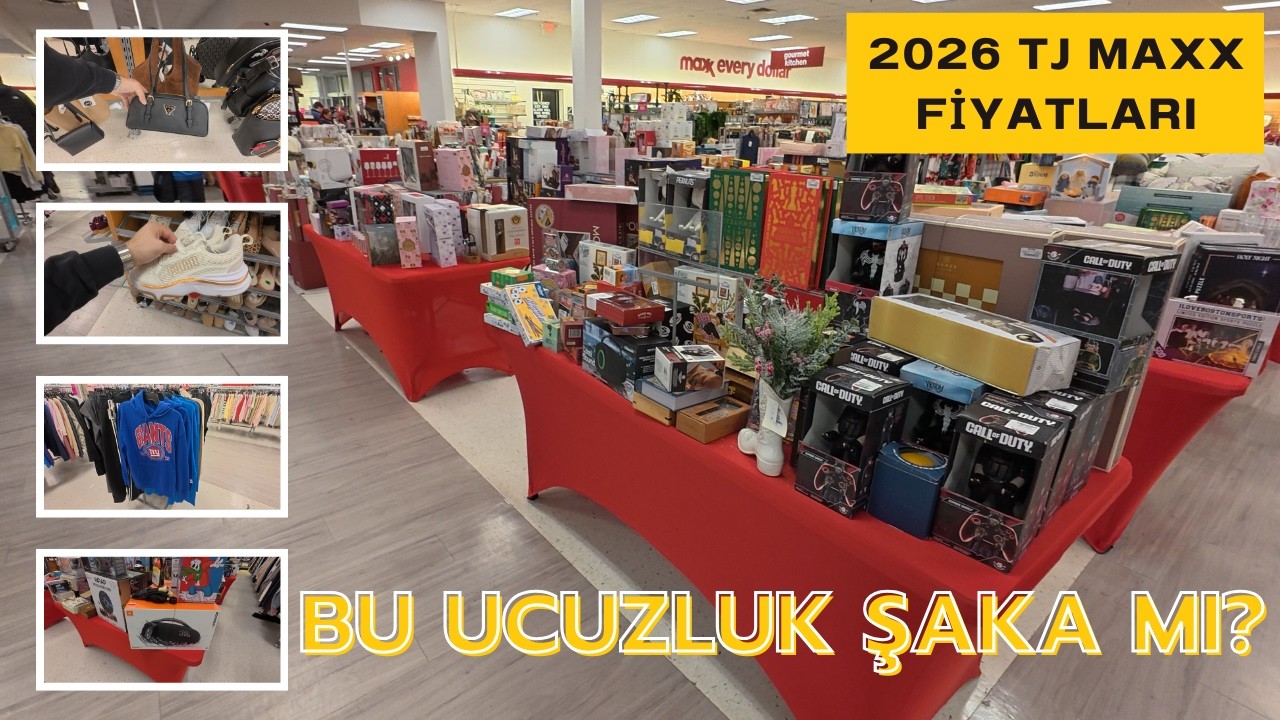 TJ Maxx’te Fiyatlar Şaşırttı 😳 | Amerika Alışveriş Vlogu