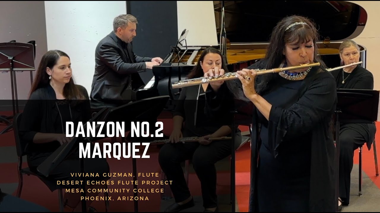 Danzón No. 2 for Flute Soloist, Viviana Guzman with DEF Project, piano & bass