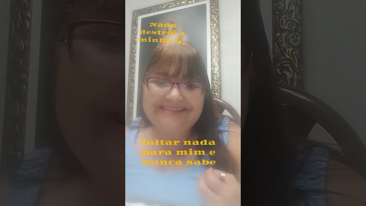 Nada destrói a minha fé 