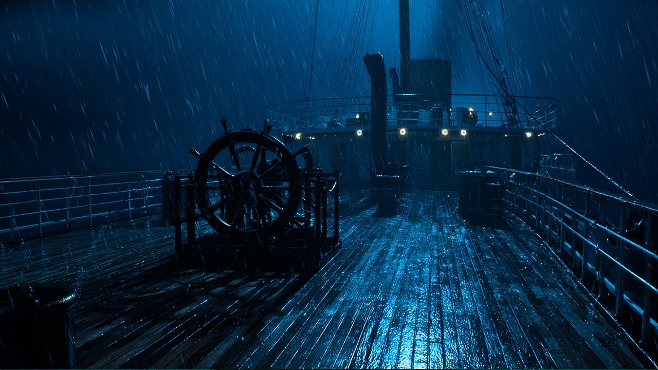 Relax and Sleep Deeply with Powerful Rain, Ocean Waves & Thunder Sounds | White Noise for Rest