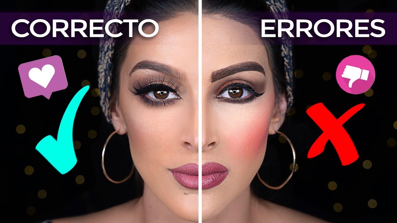 ERRORES DEL MAQUILLAJE |  Como Maquillarse Correctamente