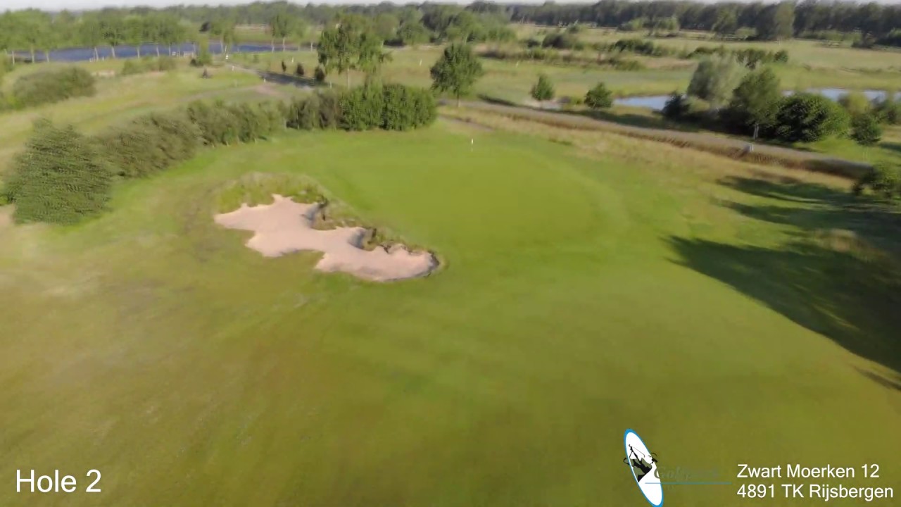Golfpark De Turfvaert - lus A - hole 1 t/m 9 - Rijsbergen