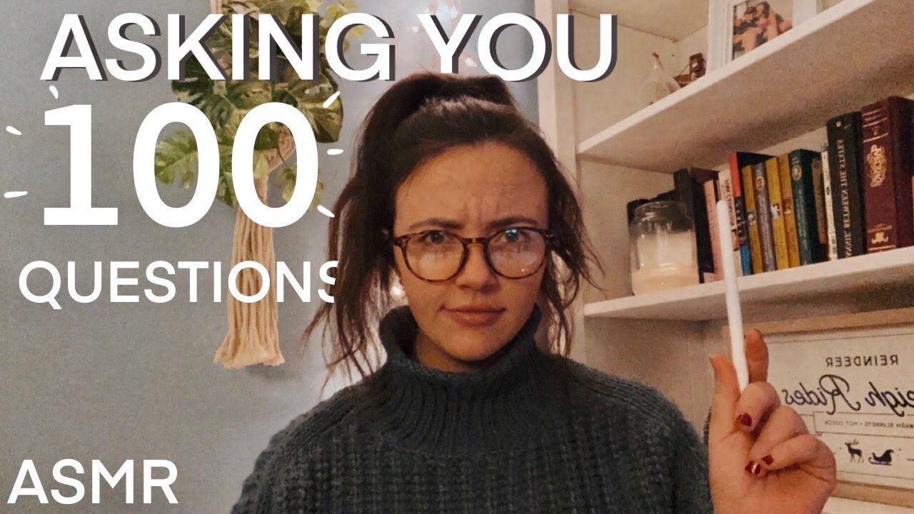 Asking you 100 QUESTIONS! (asmr, whispered, personal attention)