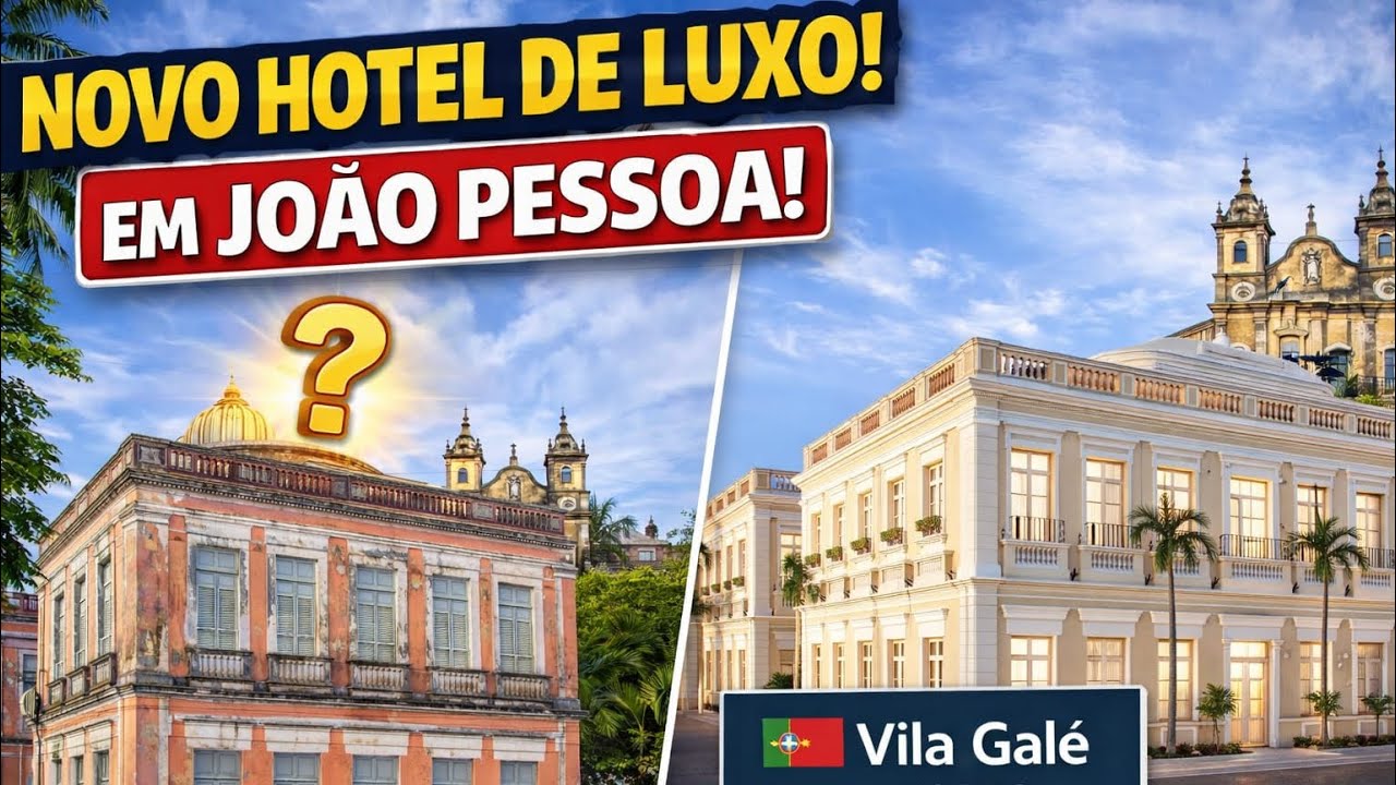 Novo hotel de luxo em Jo&atilde;o Pessoa 🏨