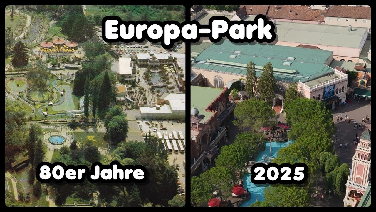 Europa-Park damals und heute: Historische Aufnahmen nachgestellt