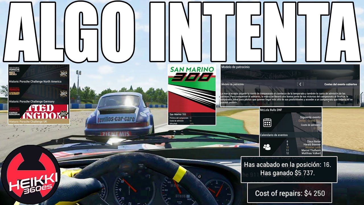 Probemos el 'modo Trayectoria' de Project Motor Racing