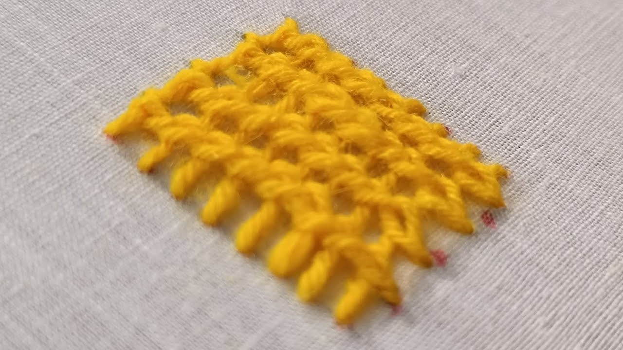 Ceylon Stitch : Unique embroidery stitch used for filling