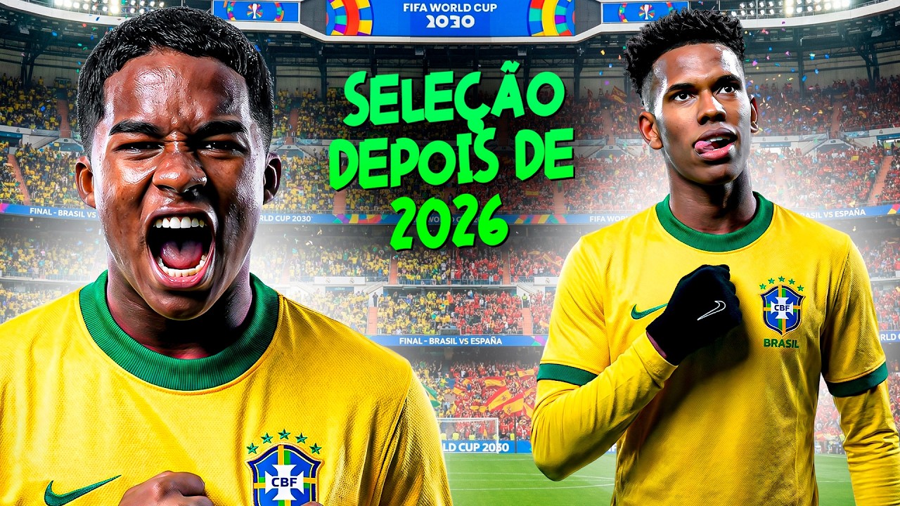 A NOVA SELEÇÃO BRASILEIRA DE ANCELOTTI PARA 2030