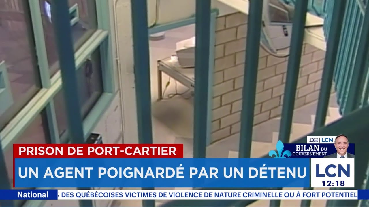 Prison de Port-Cartier: un agent correctionnel poignardé par un détenu