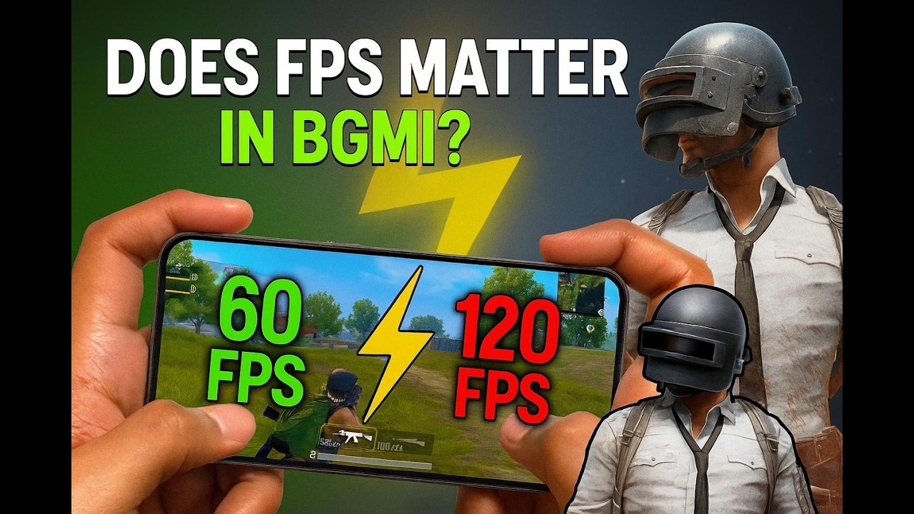 &ldquo;Does FPS REALLY Matter in BGMI? | 60 vs 90 vs 120FPS Comparison 🔥📱&rdquo;
