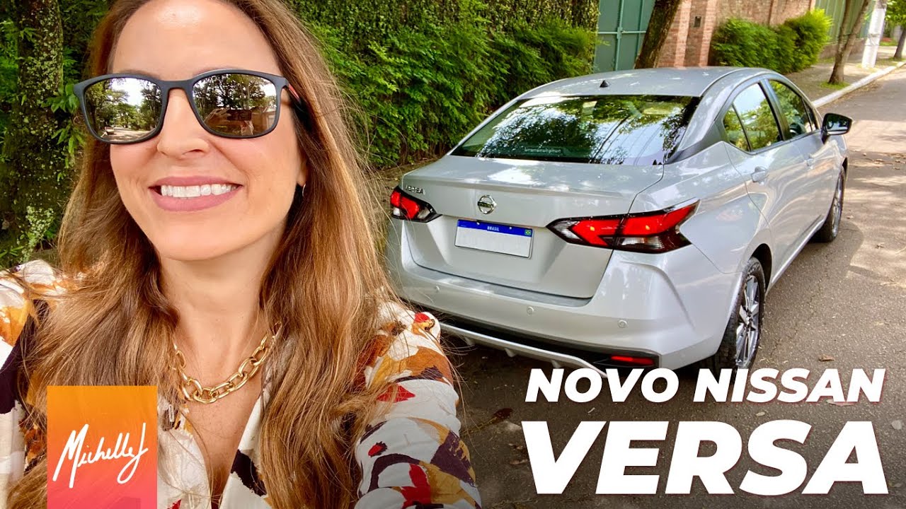 Novo Nissan Versa 2021:  Versão intermediária é o melhor custo benefício?  Canal Michelle J