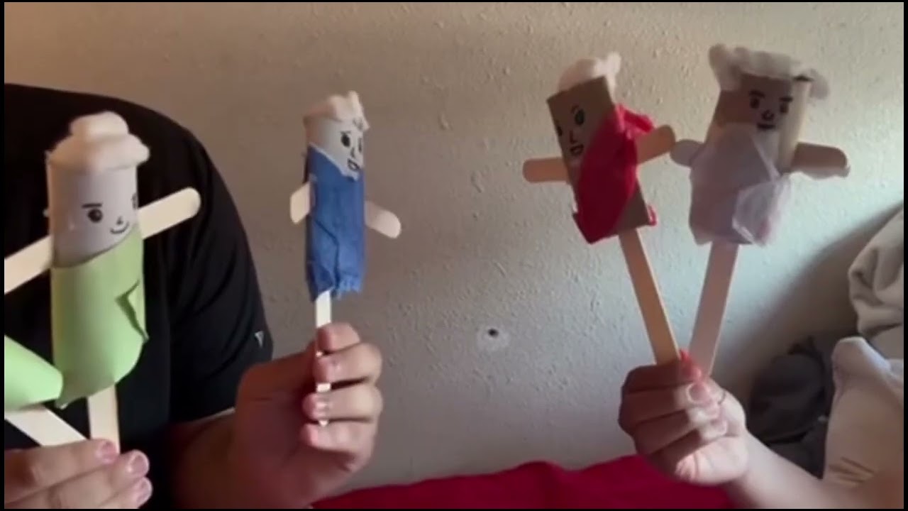 Julia’s Caesar puppet play