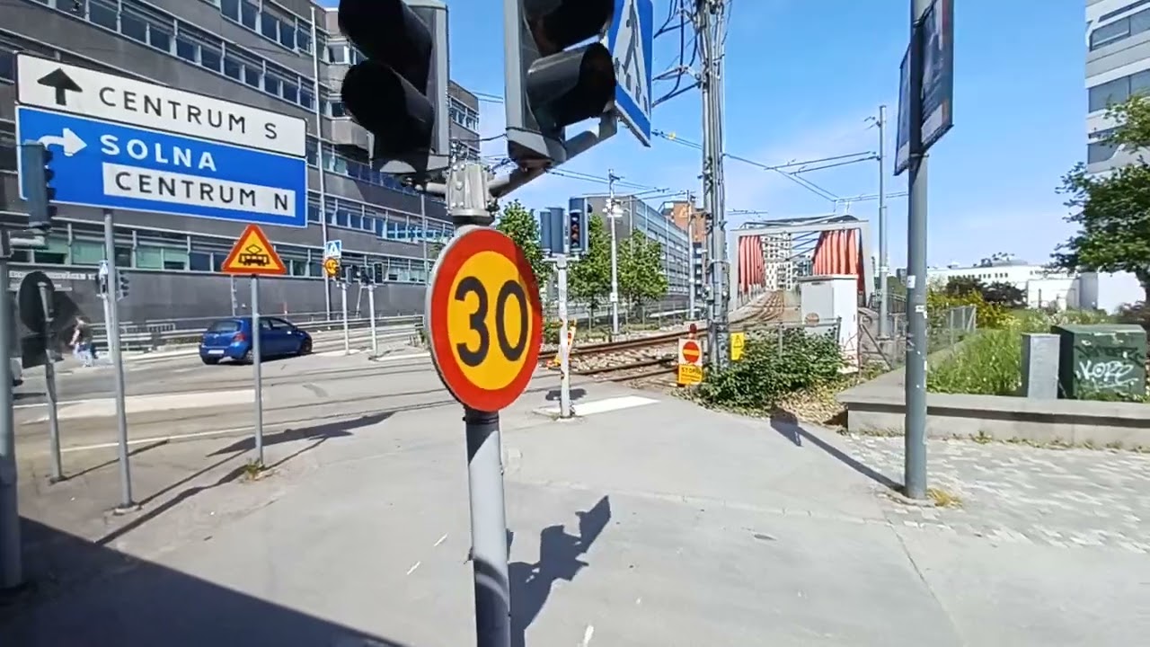 Buss 113 Från Solna Centrum Till Mariehäll