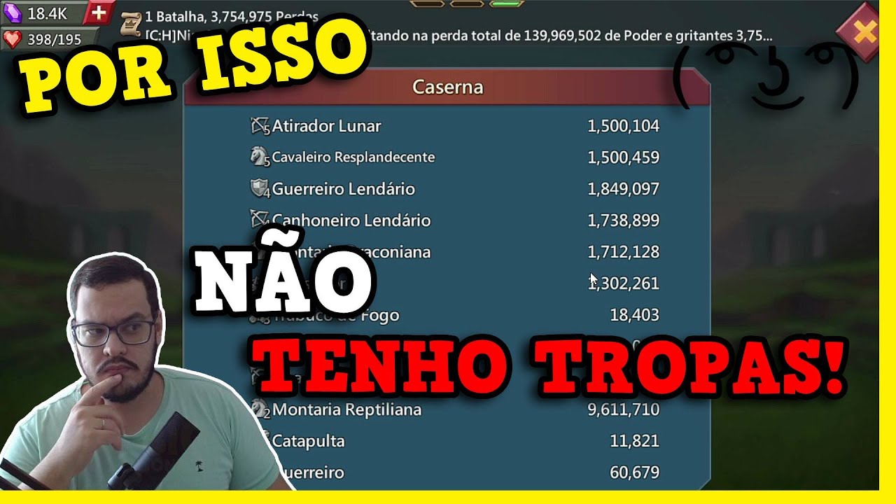 EU NUNCA FAÇO TROPA? Lords Mobile