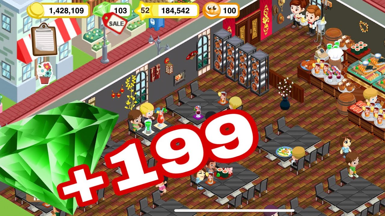 How To Earn Gems Fast In Restaurant Story!!!