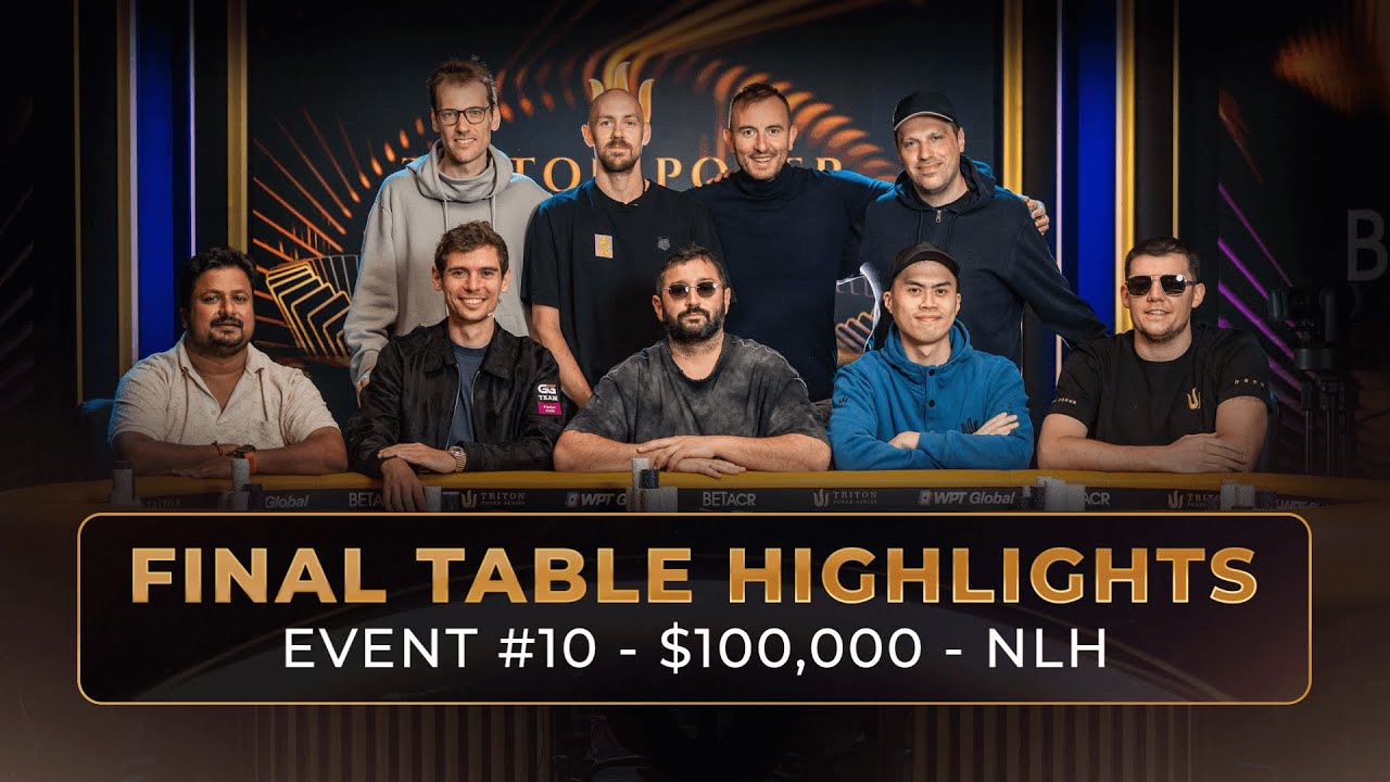 High Stakes Poker | $3,810,000 First Prize in Triton $100K NLH Main Event Final