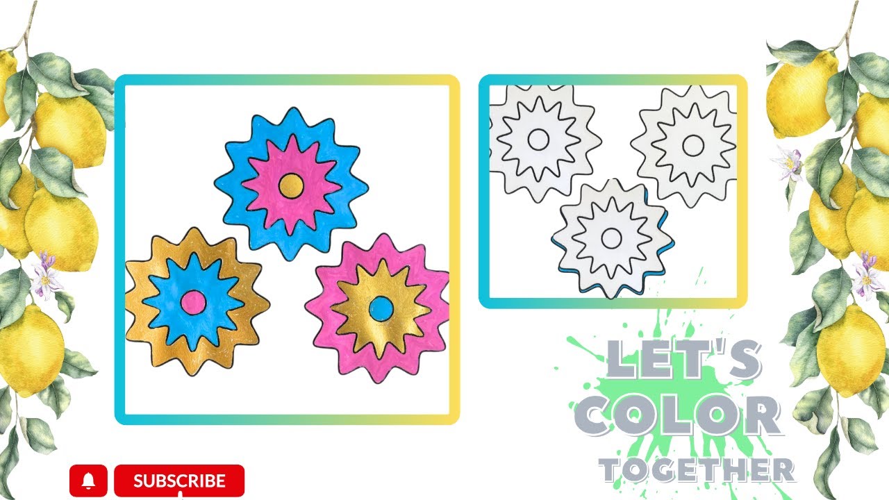 Color With Me.  Adult Coloring Relaxation. Colouring with art markers. ASMR Art