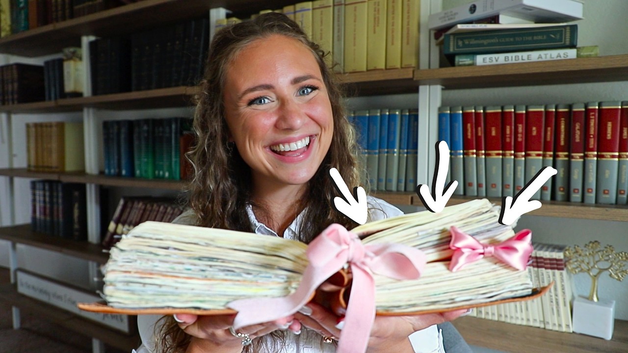 Bow Bible bookmark Tutorial & Bible study with me Jeremiah 7