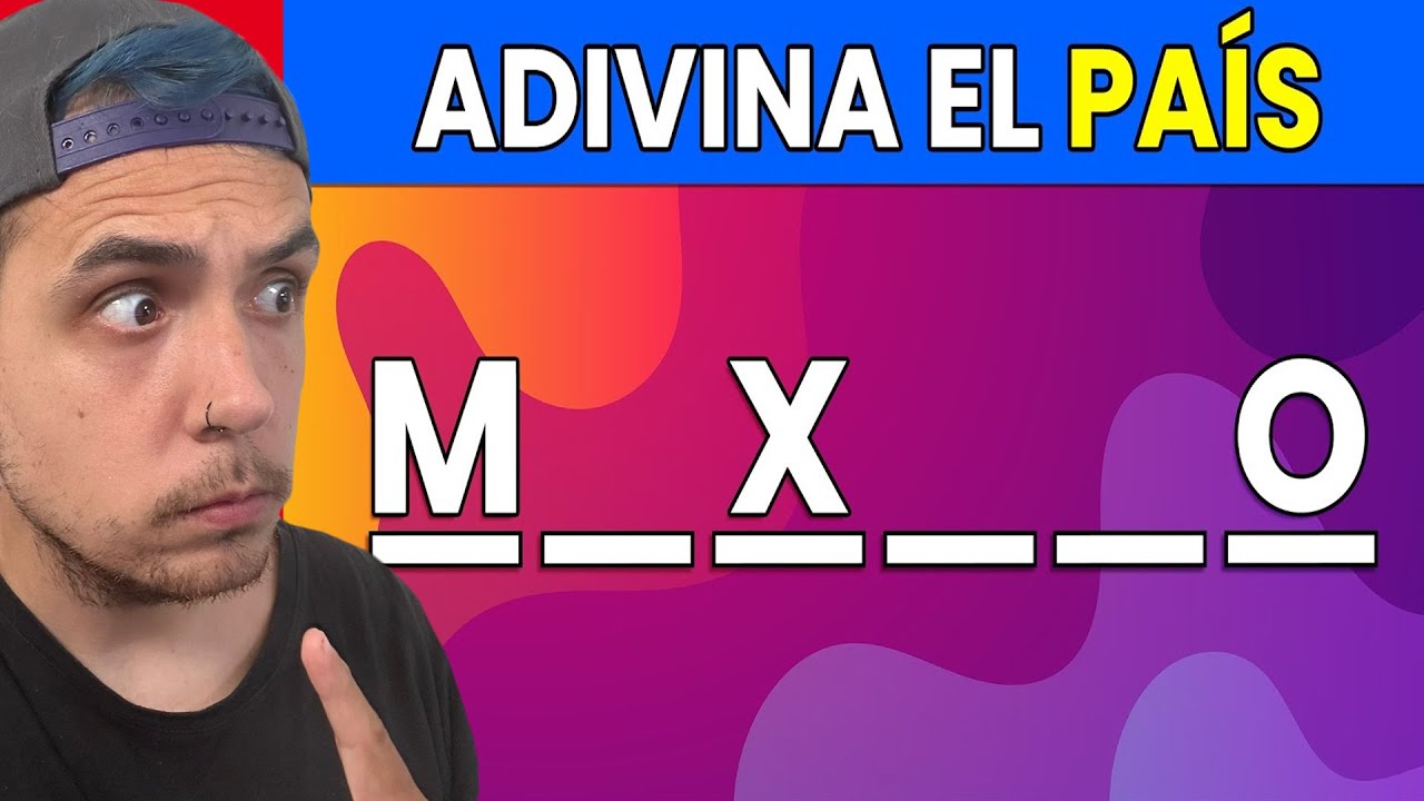 Adivina el PAÍS con Pocas Letras 🚩🤓| Países del Mundo | Chocoblox Reacciona