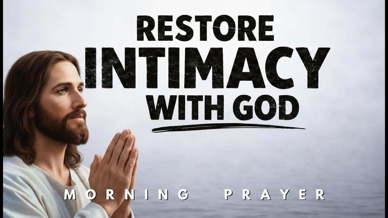 Powerful Morning Prayer to Restore Intimacy with God | Surrender & Draw Near