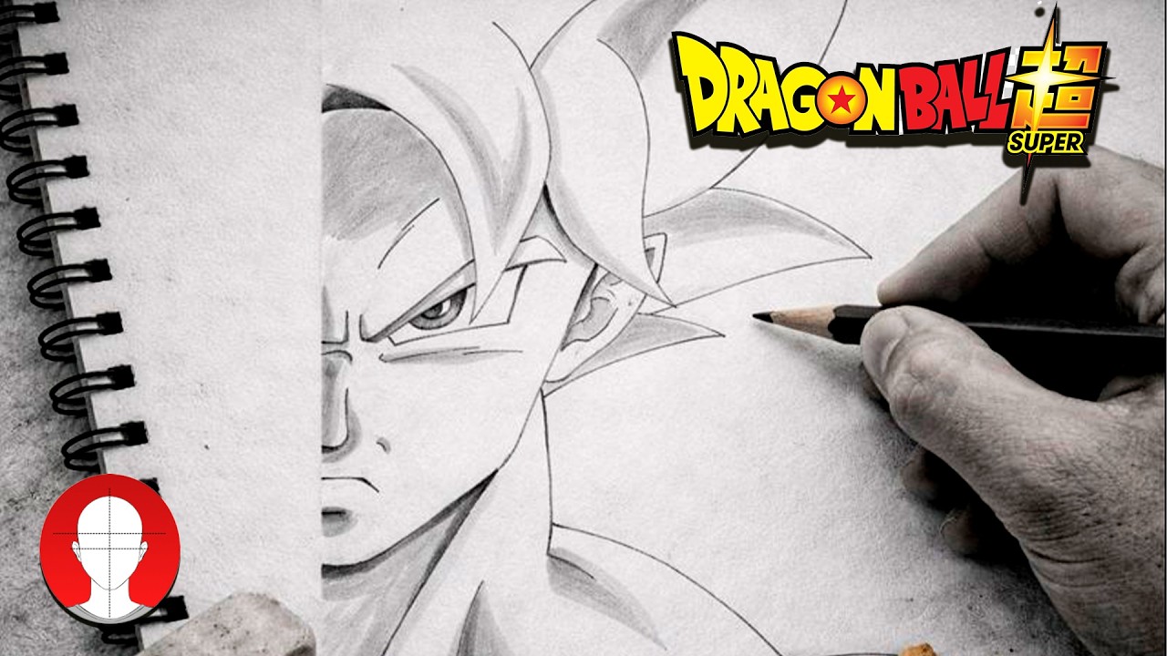 CÓMO DIBUJAR a GOKU ULTRA INSTINTO Paso a Paso a Lápiz