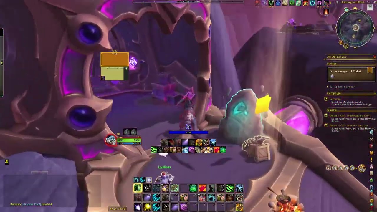 Shadowguard Point Mob Snapping   Wow Midnight Alt Leveling