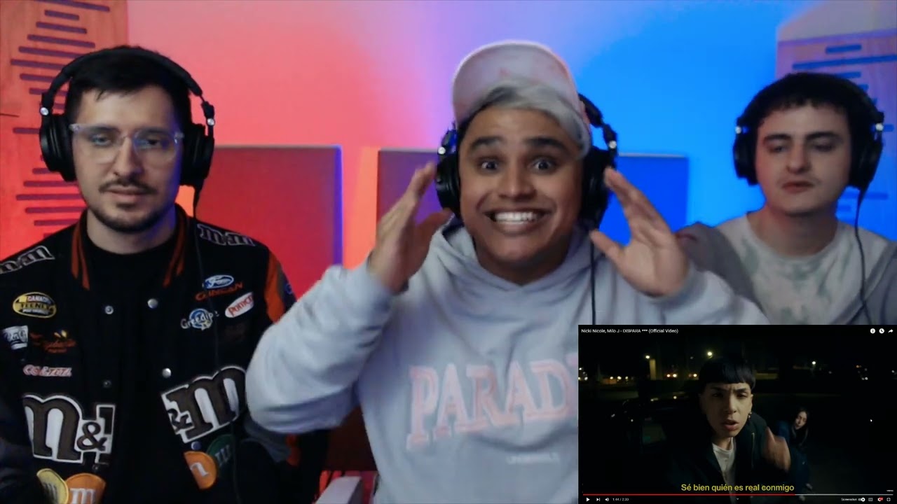 [Reacción] Nicki Nicole, Milo J - DISPARA *** (Official Video) | ANYMAL LIVE 🔴