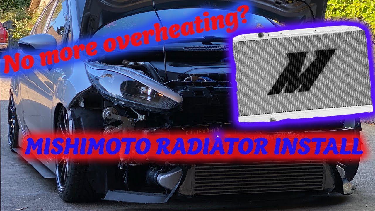 INSTALLING A MISHIMOTO RADIATOR IN MY 2015 FIESTA ST!!!
