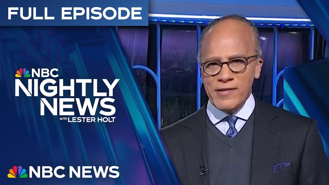 NBC Nightly News Full Episode - Jan. 22