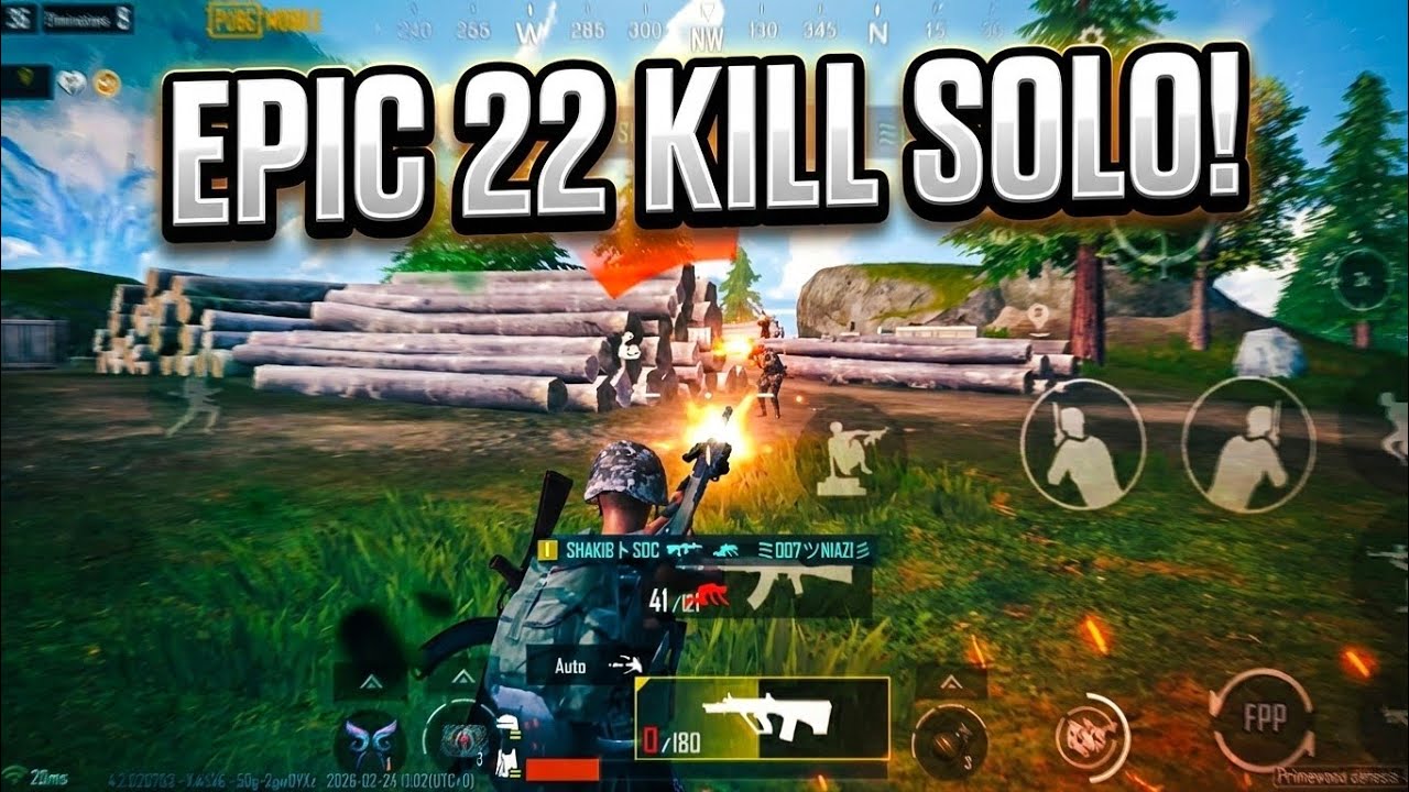 PUBG Mobile Epic 22 Kill Solo Carry! Final Circle Madness #BGMI #PUBG
